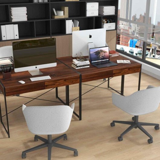 Versatile Home Office Desk and Storage Cabinet Bundle - Galactic capuchin