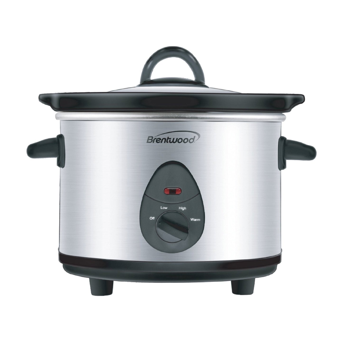 Brentwood 1.5 Quart Slow Cooker in Stainless Steel with 3 Settings - Galactic capuchin