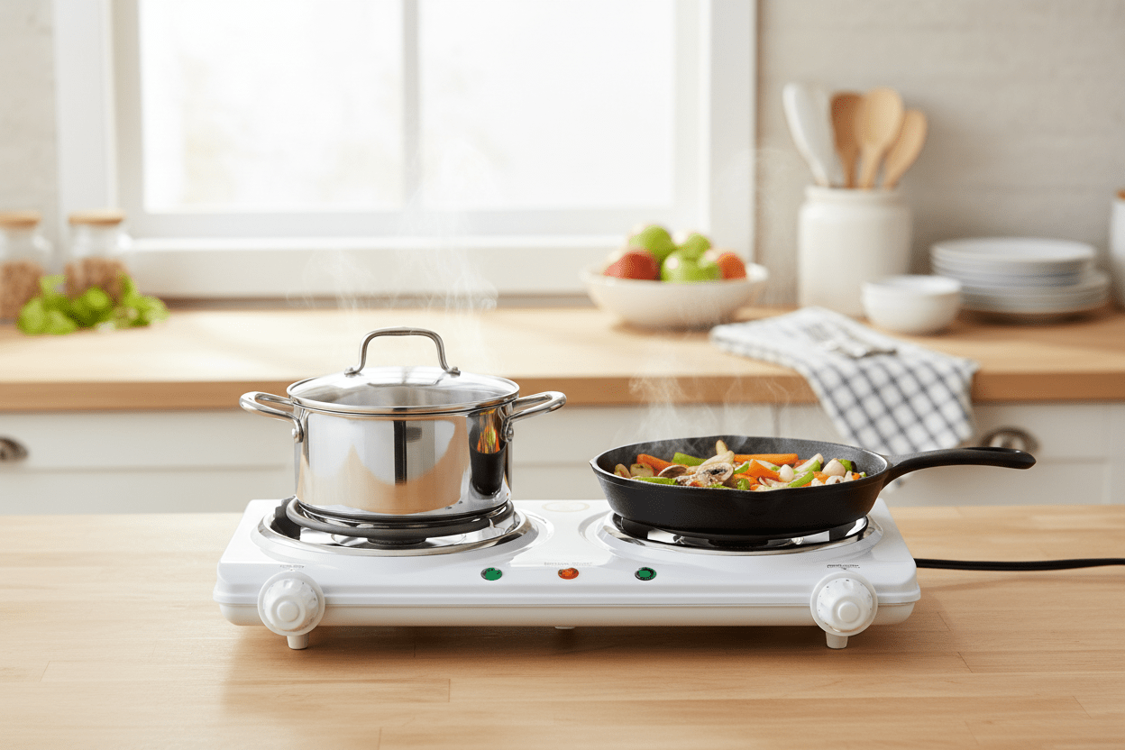 Better Chef Dual Element Electric Countertop Range - Galactic capuchin