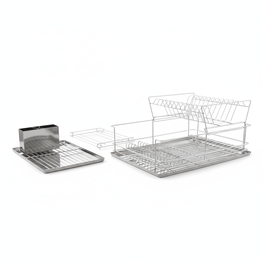 Better Chef 4 Piece 18.5" Dish Drying Rack Set - Galactic capuchin