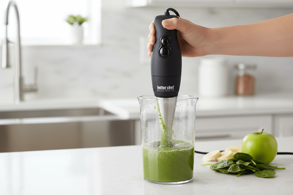 Better Chef DualPro Handheld Immersion Blender / Hand Mixer in Black - Galactic capuchin